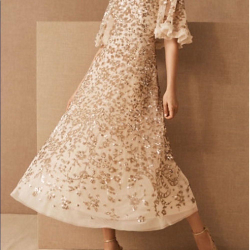 Needle & Thread Sequin Ribbon Ballerina Dress size 8. Wedding dress.